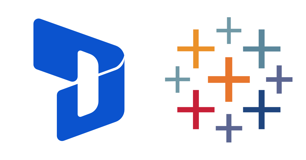Tableau and Dynamics 365 logos