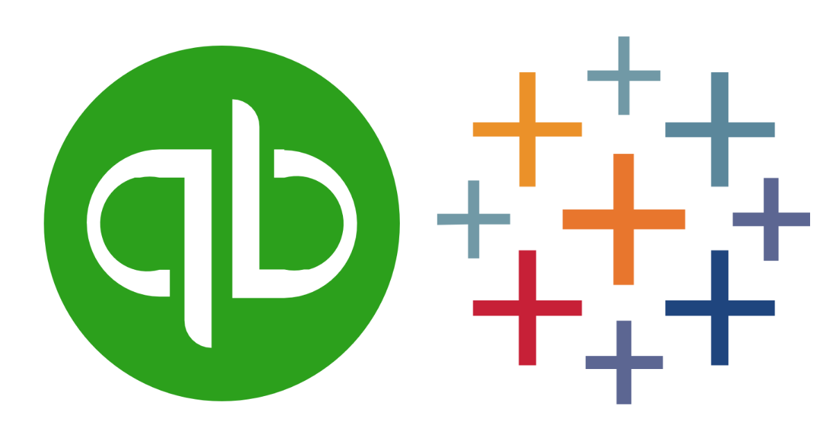 Tableau and QuickBooks Online logos