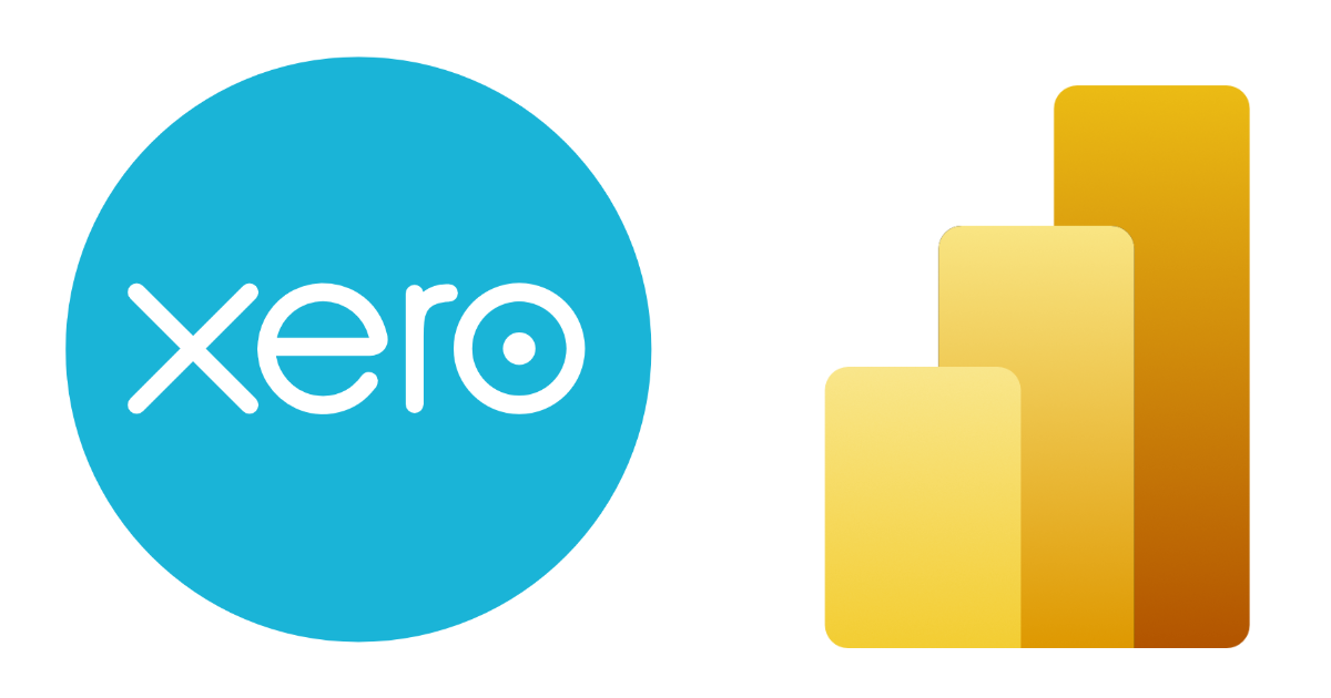 Xero and Power BI logos